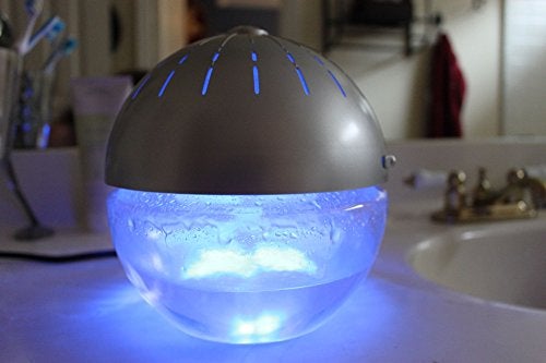 EcoGecko Earth Globe Air Revitalizer, Air Washer, Air Freshener, Room Aromatizer, Aroma and Essential Oil Diffuser with 10ML Lavender Oil, Silver - Image 5