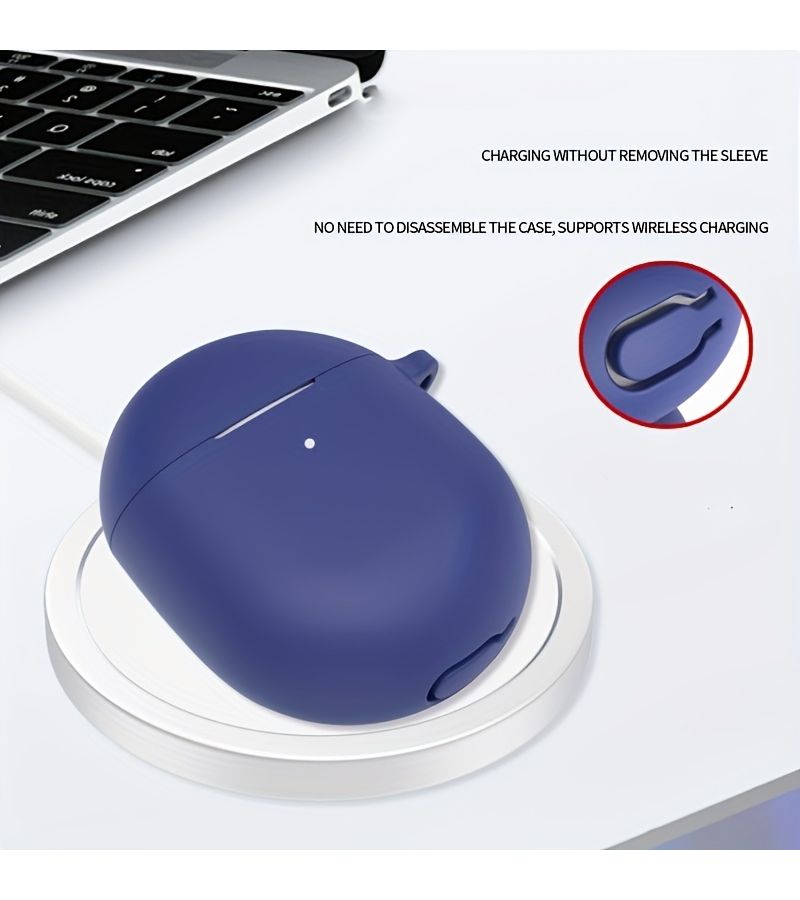 Protective Case For Google Pixel Buds Pro 2 Full Coverage Dustproof Midnight Blue - Image 3