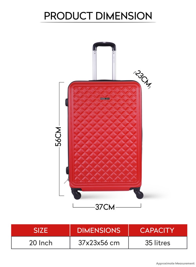 PARAJOHN Astro Cabin Size ABS Hard side Spinner Luggage Trolley 20 Inch  - Image 4