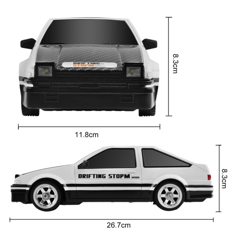 Remote Control Car, 1:16 Scale 2.4G Remote Control Drift Car High Speed 4WD Racing Car with Extra Drift Tires - Image 2