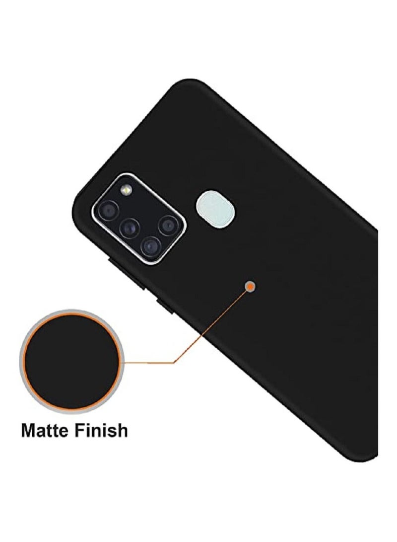 vesus Silicone Anti-Shock Protective Case For Samsung Galaxy A21s Black - Image 3