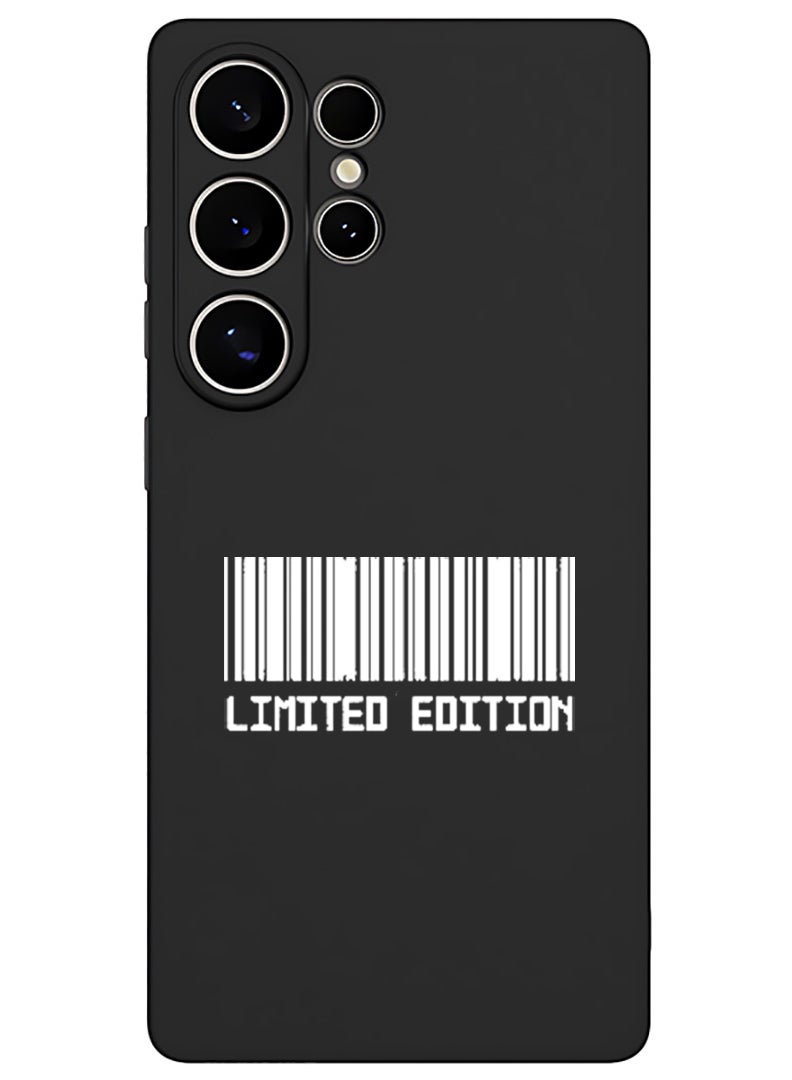 Theodor Protective Slim Fit Case Liquid Silicone Cover with Full Body Protection Anti-Scratch Shockproof Case For Samsung Galaxy S25 Ultra (Black) - Limited Edition - White - Image 1