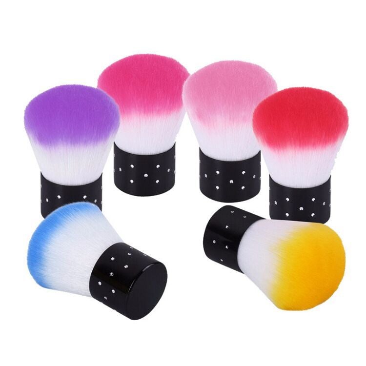 Manicure Tools Mushroom Brush Portable Nail Trimming Cleaning Brush Loose Powder Brush Blush Brush Manicure Dust Brush Mushroom - Image 1