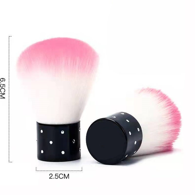 Manicure Tools Mushroom Brush Portable Nail Trimming Cleaning Brush Loose Powder Brush Blush Brush Manicure Dust Brush Mushroom - Image 3