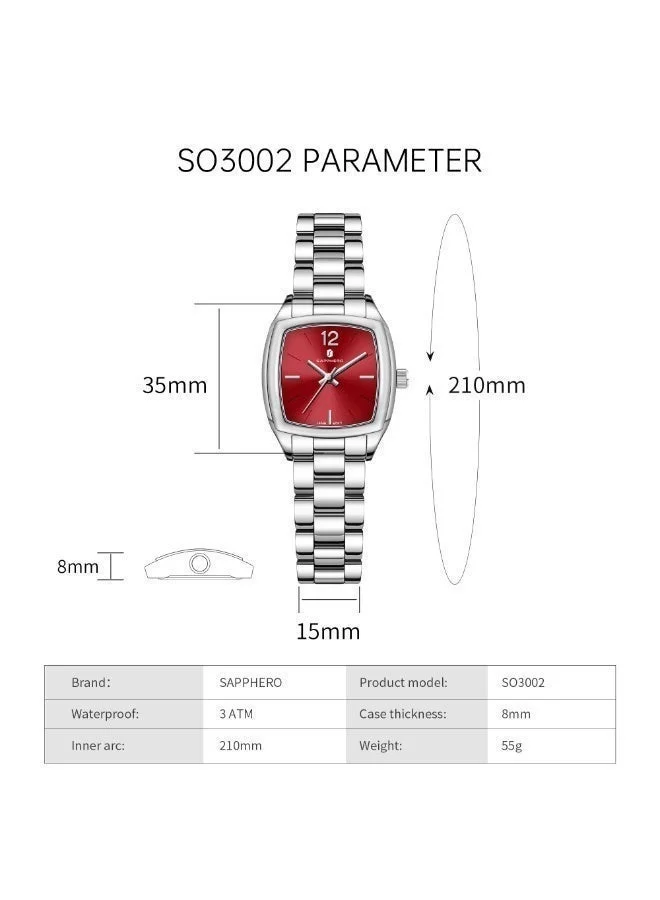 Sapphero 72 g SAPPHERO Wrist Watch for Women Luxury Ladies Watches Women's Bracelet Watch Small Stainless Steel Analog 5ATM Waterproof Watches for for Women | Best Price UAE