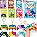 Duchong Valentines Cards for Kids Classroom 24 Packs Game Shape Pop Fidget Keychains Bulk Class Valentines Gifts for Kids School Exchange Prizes Party Favors for Boys Girls - Image 2