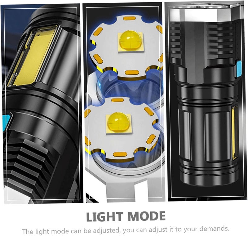 OSALADI USB Charging Flashlight Rechargeable Led Outdoor Flashlight for Camping - Image 3