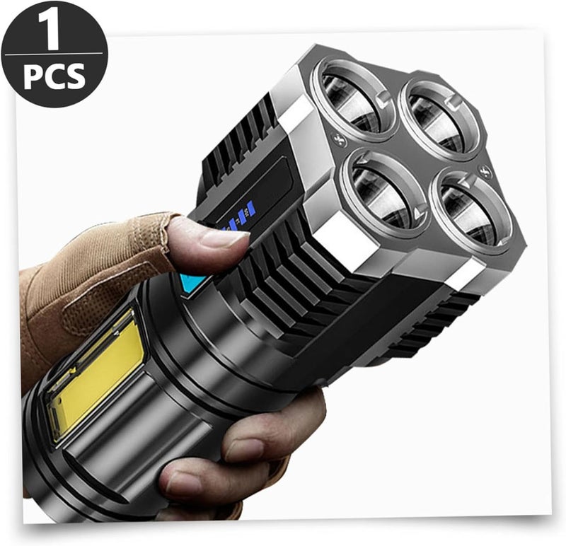 OSALADI USB Charging Flashlight Rechargeable Led Outdoor Flashlight for Camping - Image 4