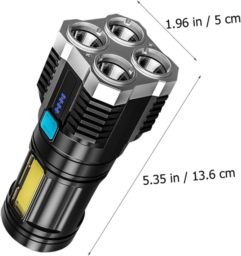 OSALADI USB Charging Flashlight Rechargeable Led Outdoor Flashlight for Camping - Image 2