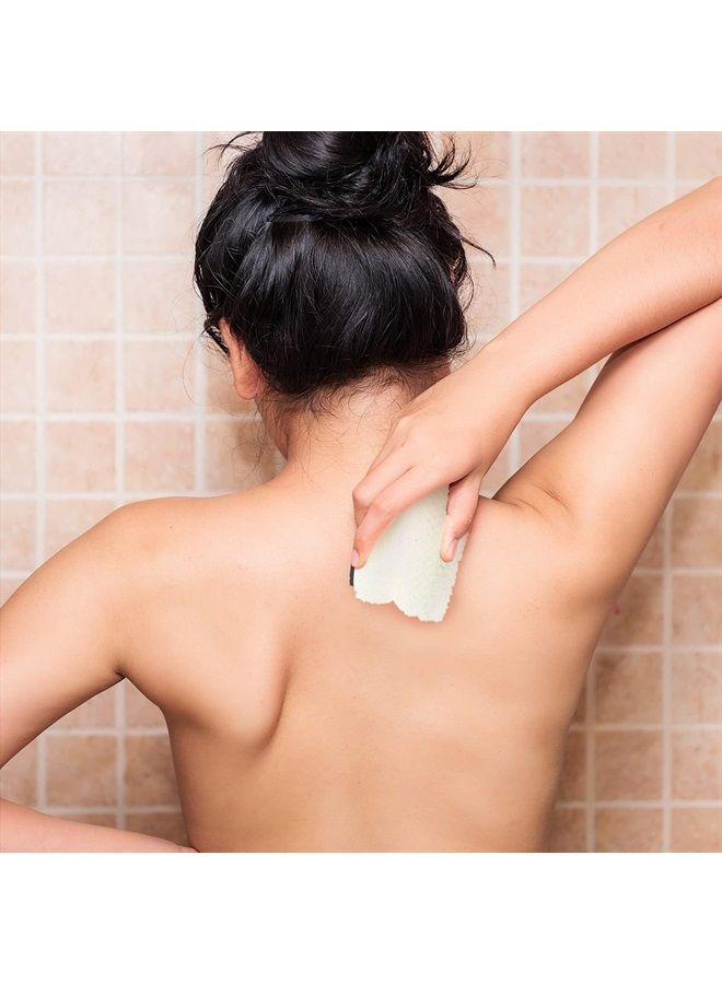 Tatuo 10 Packs Exfoliating Face and Body Wash Cloths Towel Weave Soft Bath Cloth Exfoliating Scrub Cloth Massage Bath Cloth for Women and Men (Black Edge) - Image 3