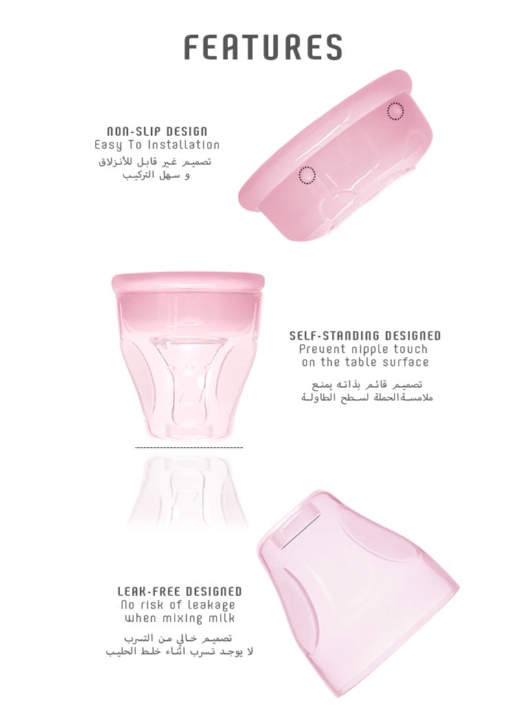 لوكو زجاجة الرضاعة الزجاجية الأفضل من لوكو للحليب للأطفال - خالية من مادة البيسفول أ، مضادة للمغص، 120 مل - Image 5