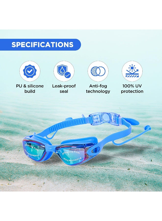 ENDLESS  Premium Anti‑Fog & Uv Protection Swimming Goggles – Leak‑Proof, Wide‑Angled & Silicone Comfort Fit - Image 1