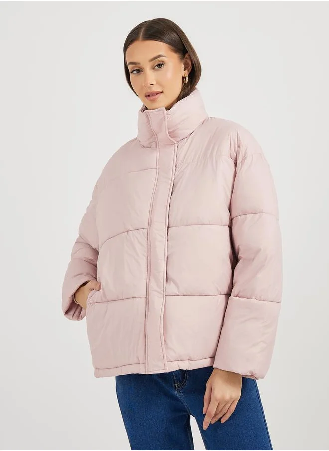 Styli Oversized Regular Length Padded Jacket