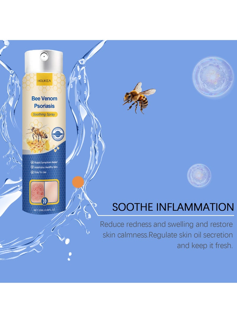 Houkea Body Skin Whitening Care Cream Psoriasis Soothing Spray  - Image 2