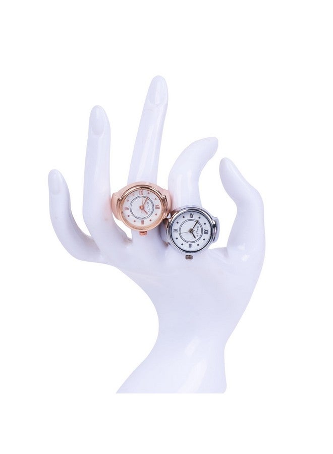 Salty ساعة إصبع مضادة للتأكسد للنساء | ساعة صغيرة | تصميم مجوهرات فاخرة قابلة للتعديل | أحدث إكسسوارات الموضة للفتيات | مجوهرات بسيطة | مثالية للهدايا - Image 4