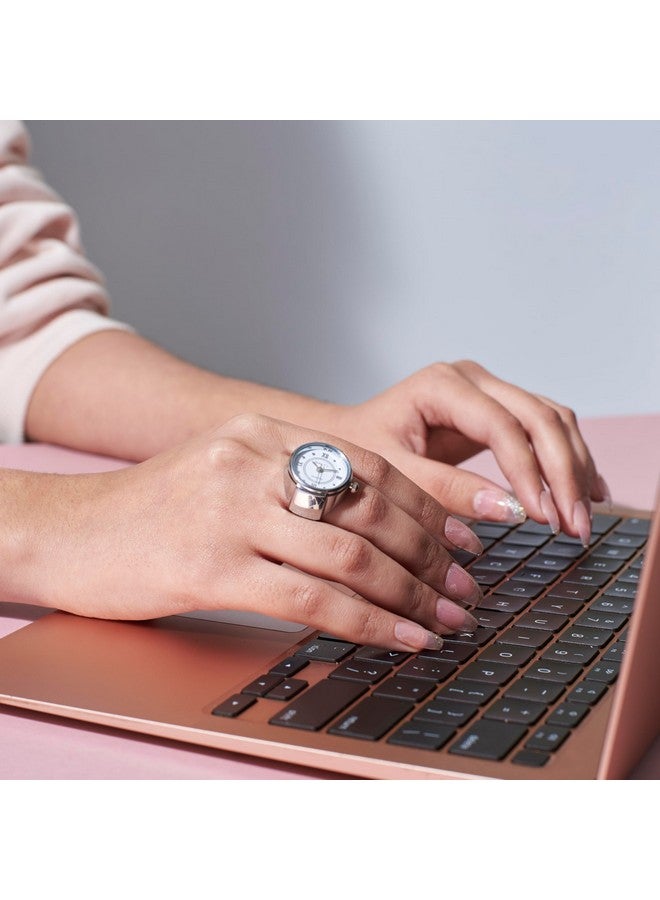 Salty ساعة إصبع مضادة للتأكسد للنساء | ساعة صغيرة | تصميم مجوهرات فاخرة قابلة للتعديل | أحدث إكسسوارات الموضة للفتيات | مجوهرات بسيطة | مثالية للهدايا - Image 3