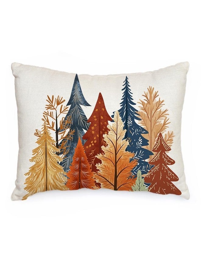AACORS Fall Pillow Cover 12X20 Inch Watercolor Tree Decoration Holiday Farmhouse Autumn Pillow Case for Sofa Couch Decor AA728-12 - Image 1