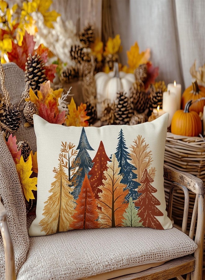 AACORS Fall Pillow Cover 12X20 Inch Watercolor Tree Decoration Holiday Farmhouse Autumn Pillow Case for Sofa Couch Decor AA728-12 - Image 2