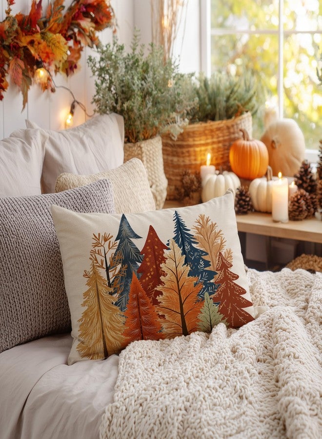 AACORS Fall Pillow Cover 12X20 Inch Watercolor Tree Decoration Holiday Farmhouse Autumn Pillow Case for Sofa Couch Decor AA728-12 - Image 5