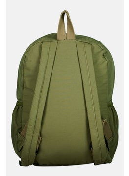 bebe Women Brand Long Backpack 29 L x 39 H x 12 W cm, Olive  - Image 3