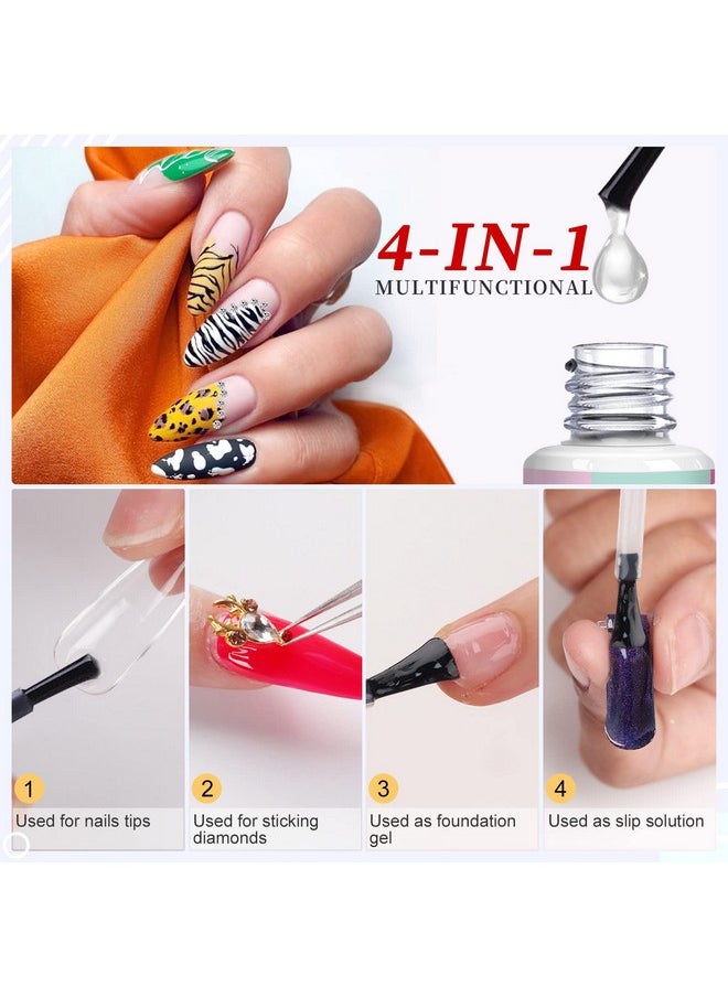 Saviland SAVILAND Gel X Nail Glue: 15 ML Gel Nail Glue U V Nail Glue Gel X Glue Super Strong Nail Glue for Press Ons, Extend Gel for Gel X Nails Long Lasting Nail Tips Nail Art Tool Gel X Lamp Needed  - Image 4