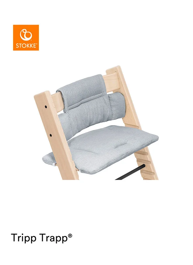 STOKKE Tripp Trapp Classic Cushion Pair With Tripp Trapp Chair And Baby High Chair For Support And Comfort Machine Washable Fits All Tripp Trapp Chairs Icon Grey