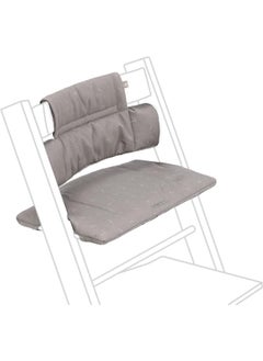 STOKKE Tripp Trapp Classic Cushion Pair With Tripp Trapp Chair And Baby High Chair For Support And Comfort Machine Washable Fits All Tripp Trapp Chairs Icon Grey  - Image 3