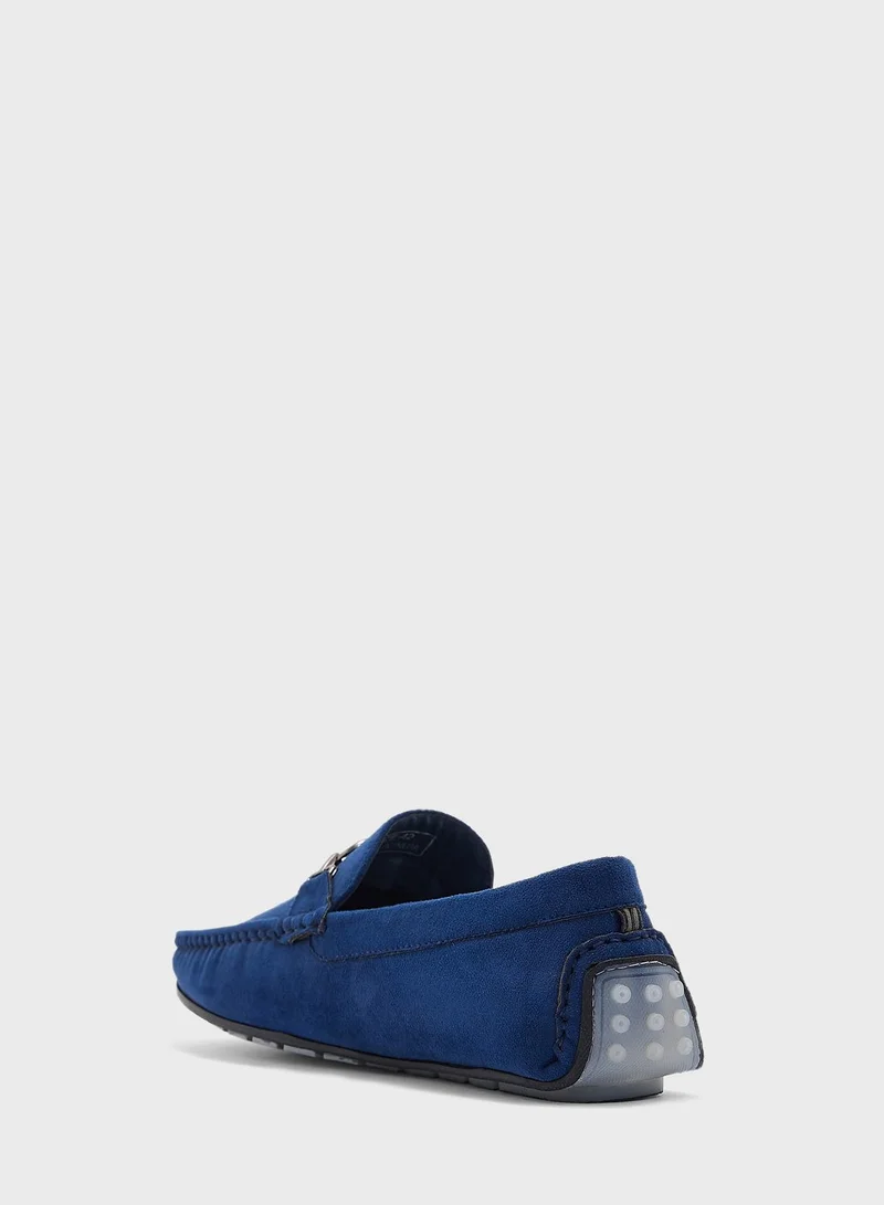 Robert Wood Suede Loafers