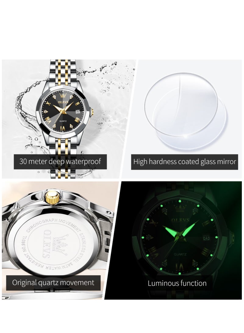 OLEVS Watches for Women Stylish Stainless Steel Water Resistant Quartz Analog Watch 9931 - Image 5