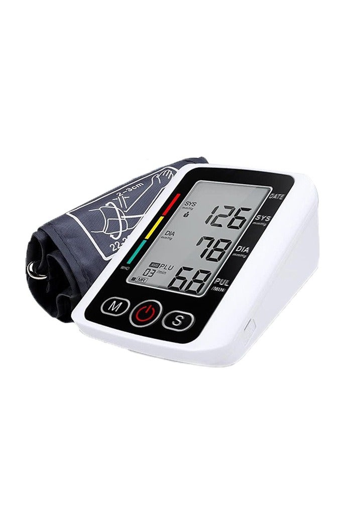 Large Screen Upper Arm Blood Pressure Monitor – Digital BP Machine with LED Display, One-Touch Operation, Adjustable Cuff, Dual-User Memory, Irregular Heartbeat Detection for Home Use - Image 1