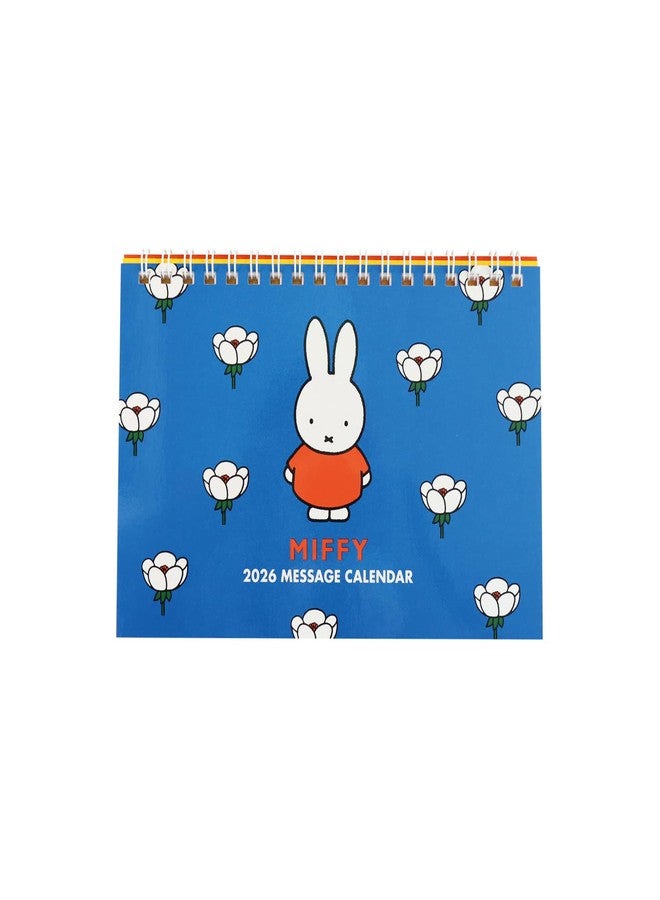 Square Miffy 2026 Tabletop Calendar, Blue, 32BCA-3 - Image 1