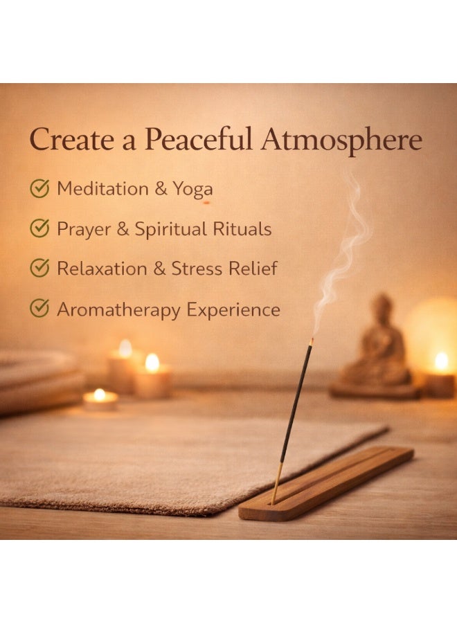 Lightence Natural Gold Incense Sticks Charcoal Free Agarbatti – Long Lasting Aromatherapy Fragrance Incense for Meditation, Prayer, Relaxation & Home Fragrance – Premium Indian Incense Sticks - Image 4