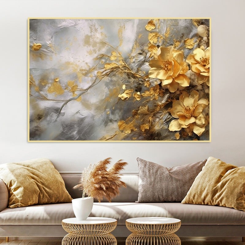 Marktna Canvas painting with a fine art design and a hollow frame, measuring (70×50), one piece - Image 2