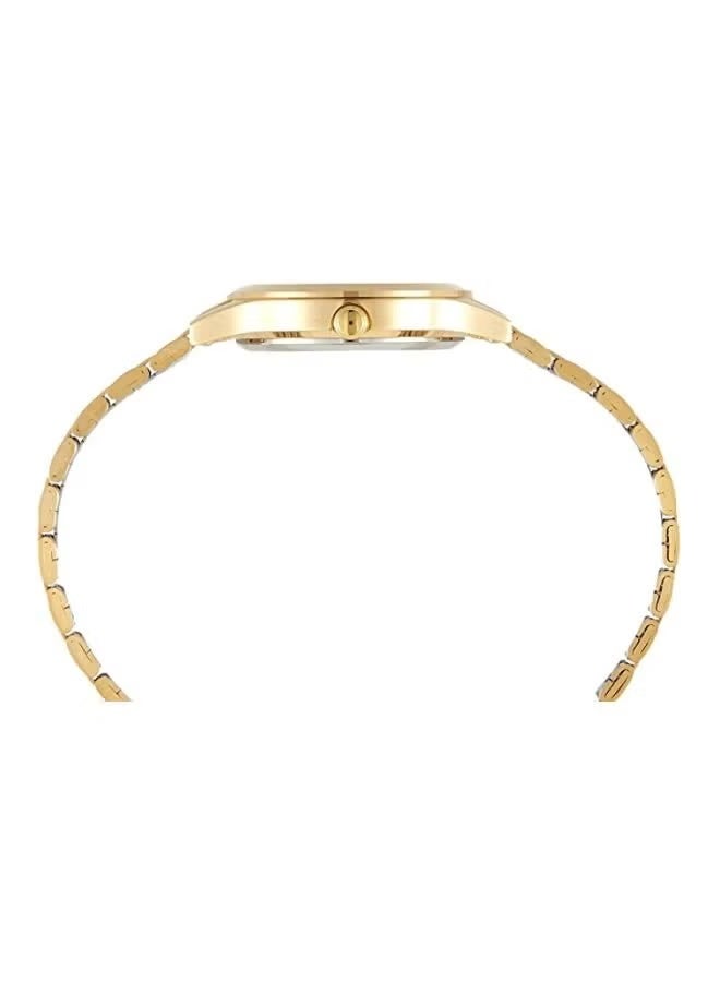 CASIO ساعة يد أنالوج نسائية من كاسيو مصنوعة من الفولاذ المقاوم للصدأ LTP-1128N-9ARDF - 27 مم - ذهبية - Image 2