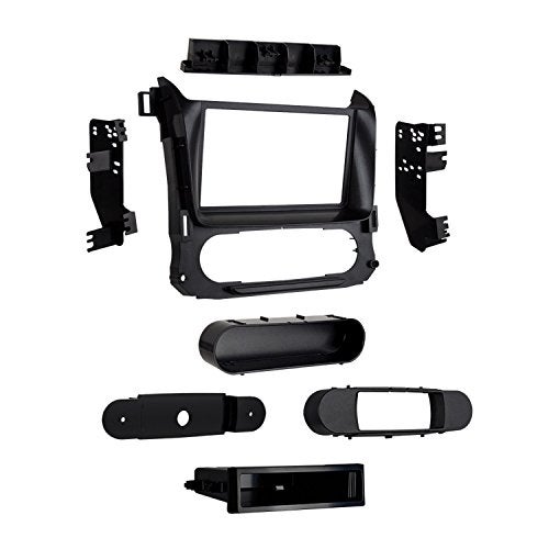Metra 993015G DoubleSingle DIN Installaton Dash Kit for 2015Up Tahoe Suburban and Yukon Black