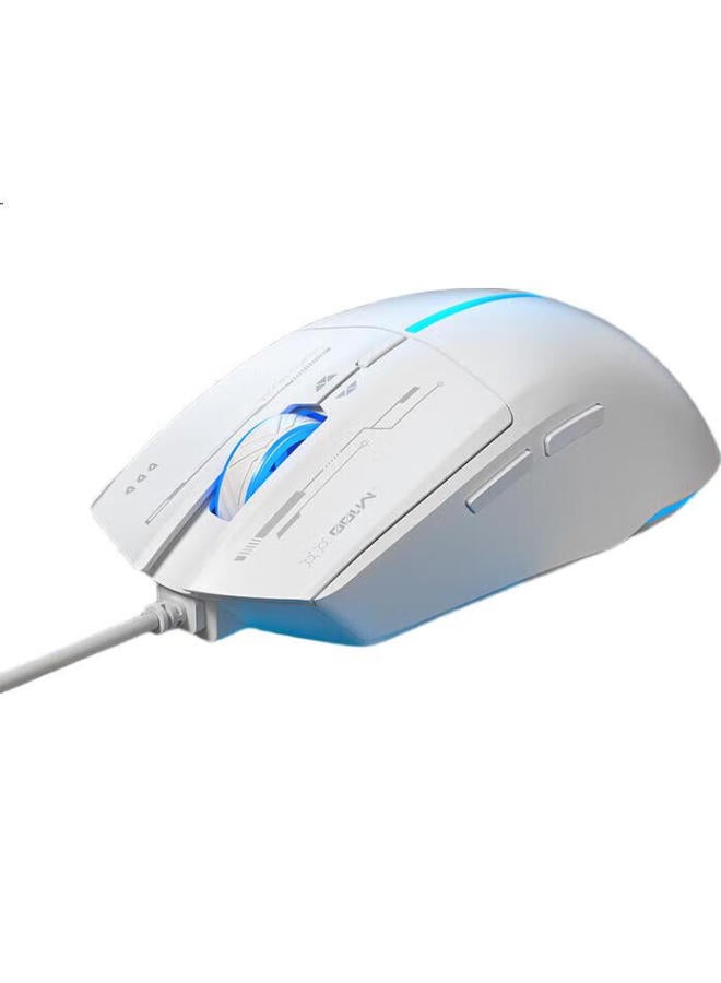 HP M100 Wired Gaming Mouse Black With Sound, Esports Mixed Light Four-Speed Dpi Adjustable Internet Cafe Ergonomic Gaming Mouse - Image 1