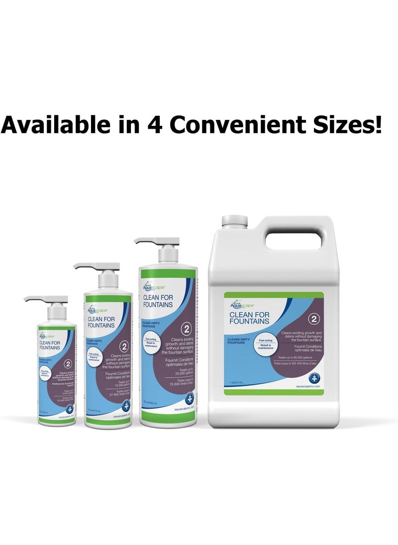 Aquascape Aquascape CLEAN Water Treatment for Fountains Waterfalls Container Water Gardens and Other Features with Standing Water Promotes Clean and Clear Water Conditions 32 ounce  946ml  96079  - Image 3