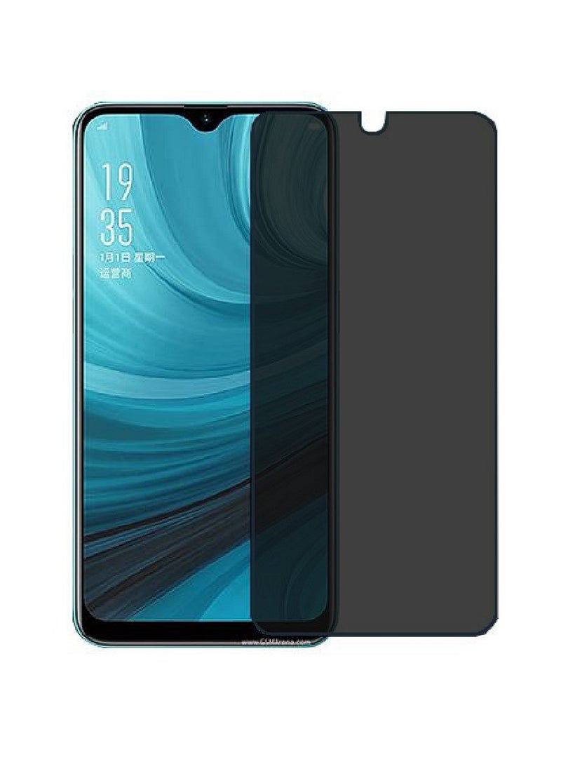 Super Tempered Glass Screen Protector Anti-Spy Privacy  Designed For Oppo A7 Full Screen Coverage And Bubble Free - Image 1