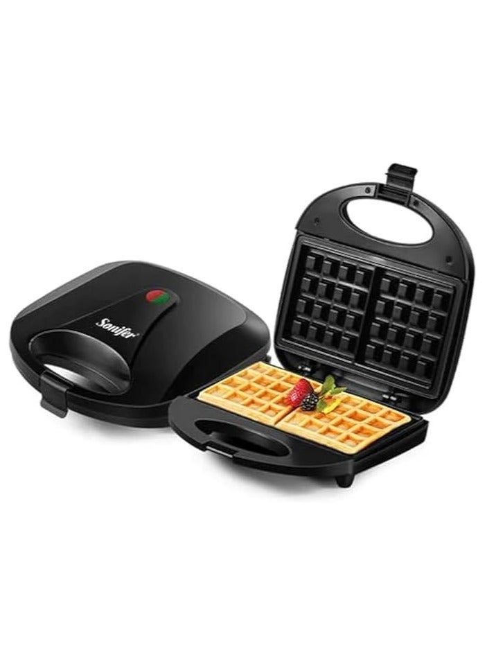 سونفير Sonifer Waffle Maker, 750 Watt, Black - SF-6134 750 W SF-6134 black - Image 2