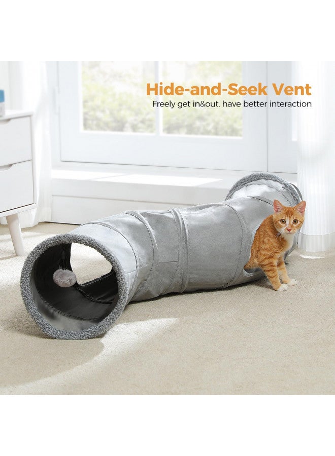 PAWZ Road PAWZ Road Cat Tunnel Collapsible S Shape Cat Play Tube 10.5 Inches in Diameter - Image 3