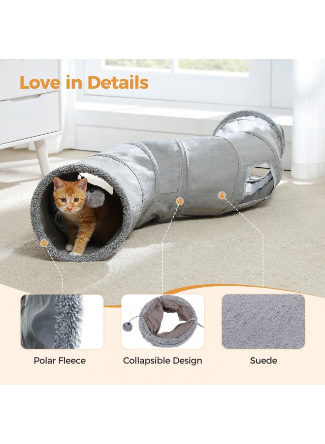 PAWZ Road PAWZ Road Cat Tunnel Collapsible S Shape Cat Play Tube 10.5 Inches in Diameter - Image 4