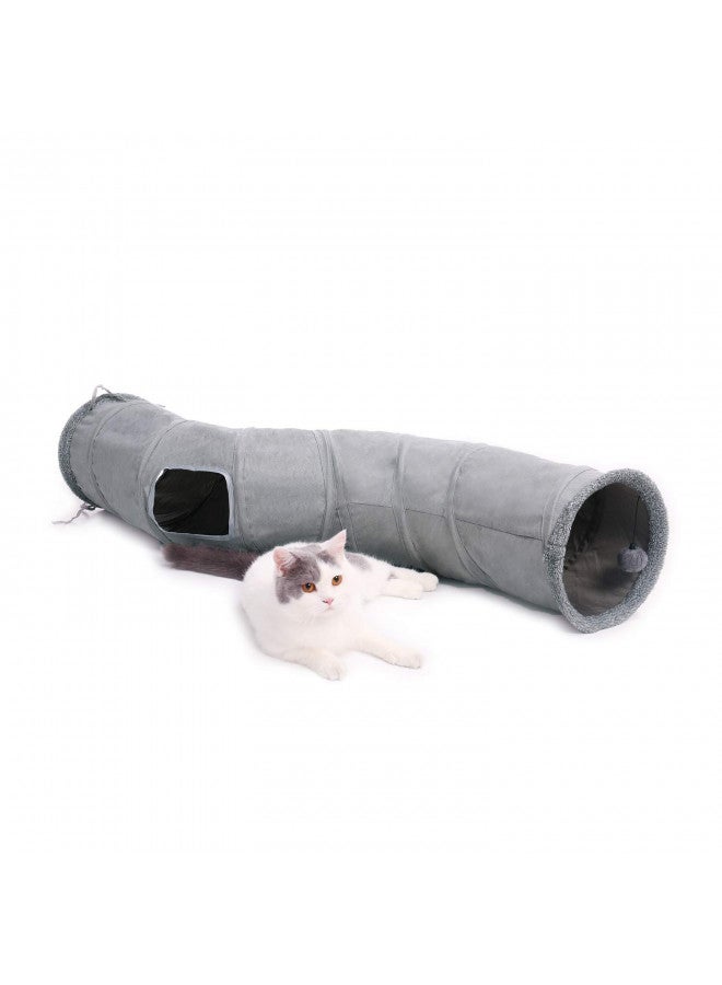 PAWZ Road PAWZ Road Cat Tunnel Collapsible S Shape Cat Play Tube 10.5 Inches in Diameter - Image 1