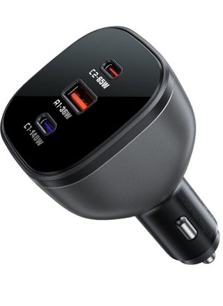 Fast Charge Car Charger B14 - 165W PD3.1 (2x USB-C + 1x USB-A) - pzsku/Z0E5EA21C45E69DD692DFZ/45/_/1728123548/d8211780-a05b-4b69-8dbd-266bb5232431
