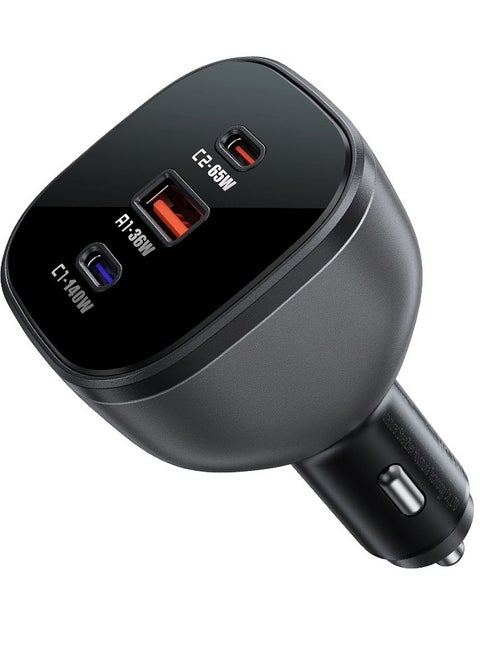 Fast Charge Car Charger B14 - 165W PD3.1 (2x USB-C + 1x USB-A)