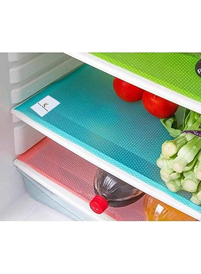 Kuber Industries Refrigerator Multi Purpose Mats Waterproof Refrigerator Liner Pack Of 6 Multicolor - Image 1
