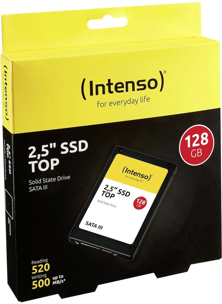 Intenso - 128GB 520-300MB SATA3 SSD - Image 1