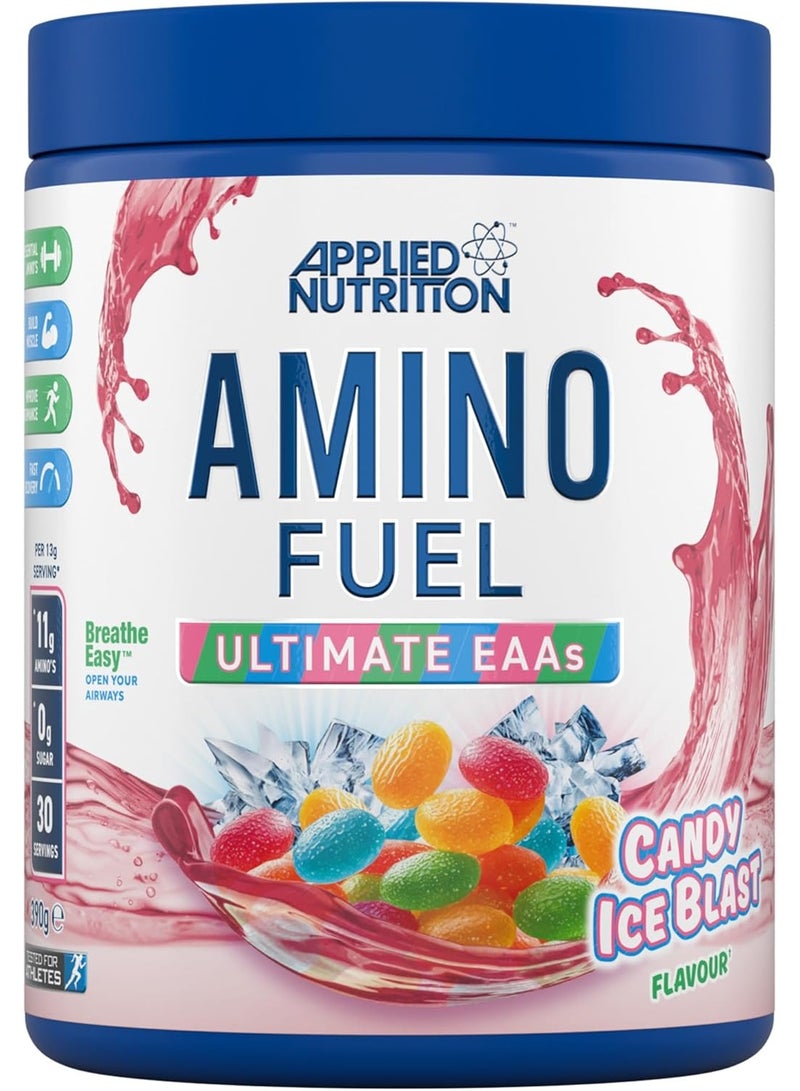 أبلايد نيوتريشن أبلايد نيوترشن أمينو فيول EAA 390 جم – نكهة كاندي آيس بلاست - Image 1