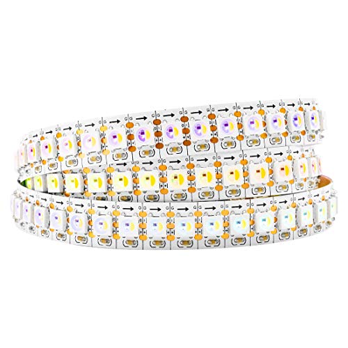 BTF-LIGHTING RGBW RGBCW White SK6812 (Similar WS2812B) 3.3ft 1m 144leds/pixels/m Individually Addressable Flexible 4 Color in 1 LED Dream Color LED Strip Non-Waterproof DC5V - Image 1