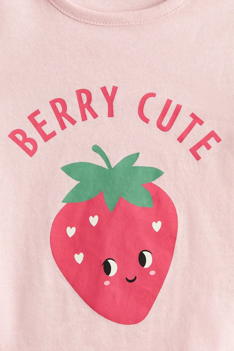 H&M Printed cotton top