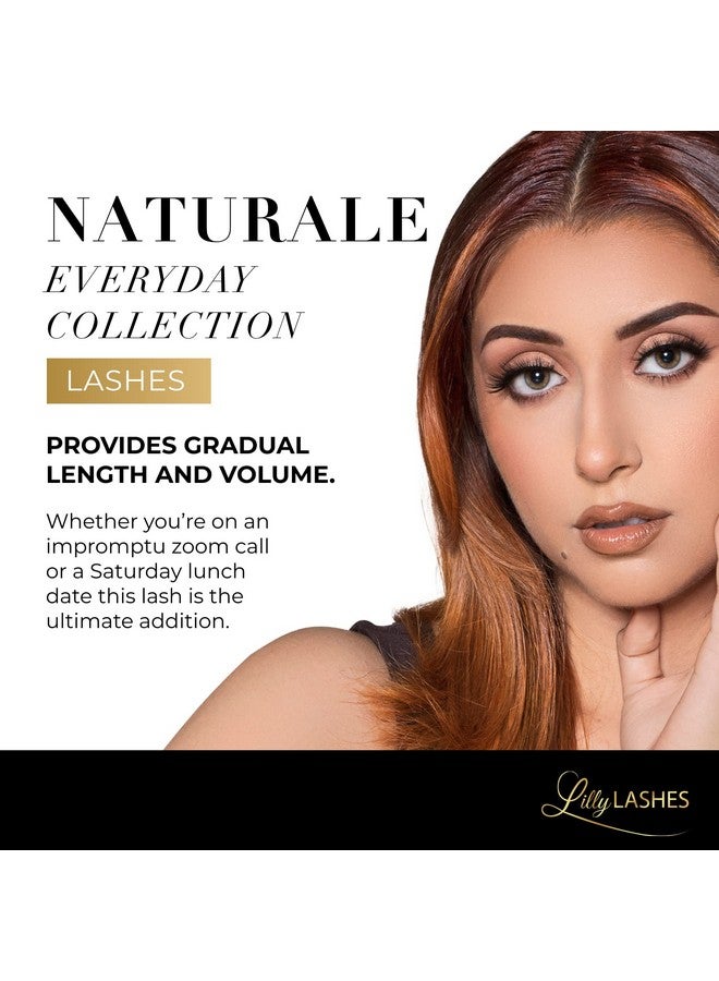 Lilly Lashes رموش ليلي لاشز الطبيعية اليومية من الفايبر الصناعي رموش صناعية مظهر طبيعي رموش رقيقة رموش عيون قطة رموش قصيرة رموش بأسلوب متدرج رموش طبيعية 13 مم قابلة لإعادة الاستخدام حتى 20 مرة - Image 4